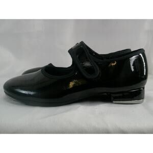 Dance Tap Shoes SoDanca Big Kid 13.5M Mary Jane Leather Easy Strap Non Slip